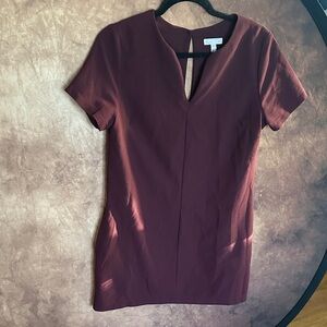 Leith Deep Burgundy Mini Dress